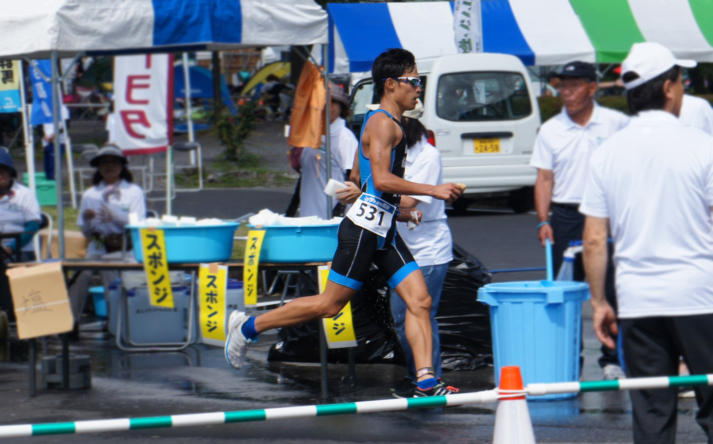 スポーツサングラス スポーツアイウェア エース栗原 トライアスロン はるトラ 榛名湖