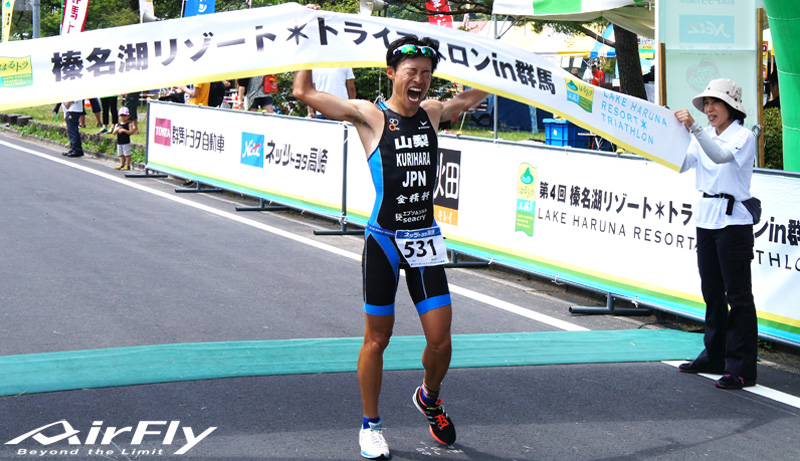 スポーツサングラス スポーツアイウェア エース栗原 トライアスロン 優勝