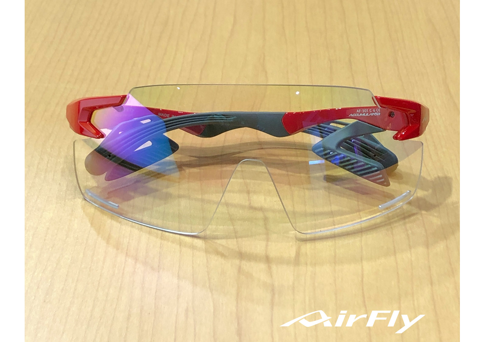 エアフライ AirFly 鼻パッドのないサングラス スポーツアイウェア IOFT 田中みな実さん ネオジン