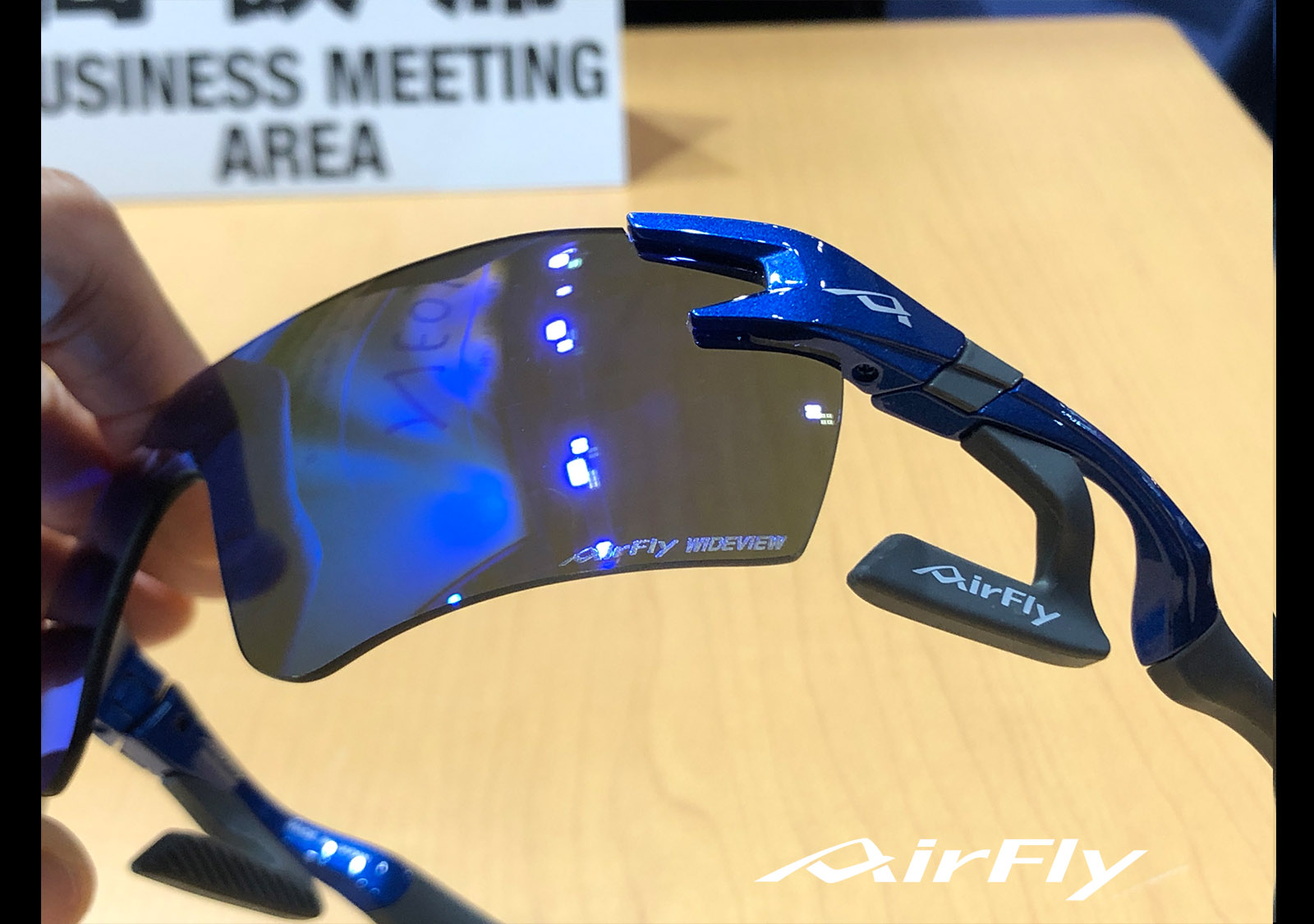 エアフライ AirFly 鼻パッドのないスポーツサングラス スポーツアイウェア