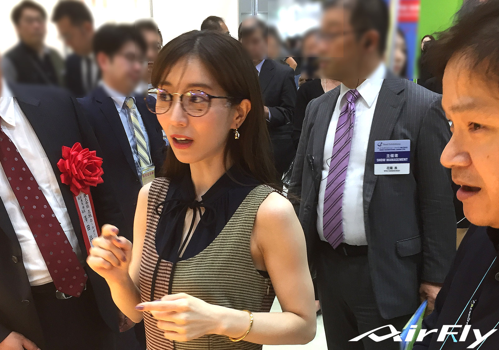 エアフライを田中みな実さんが試着しました2 AirFly 鼻パッドのないサングラス NEOJINネオジンもご試着