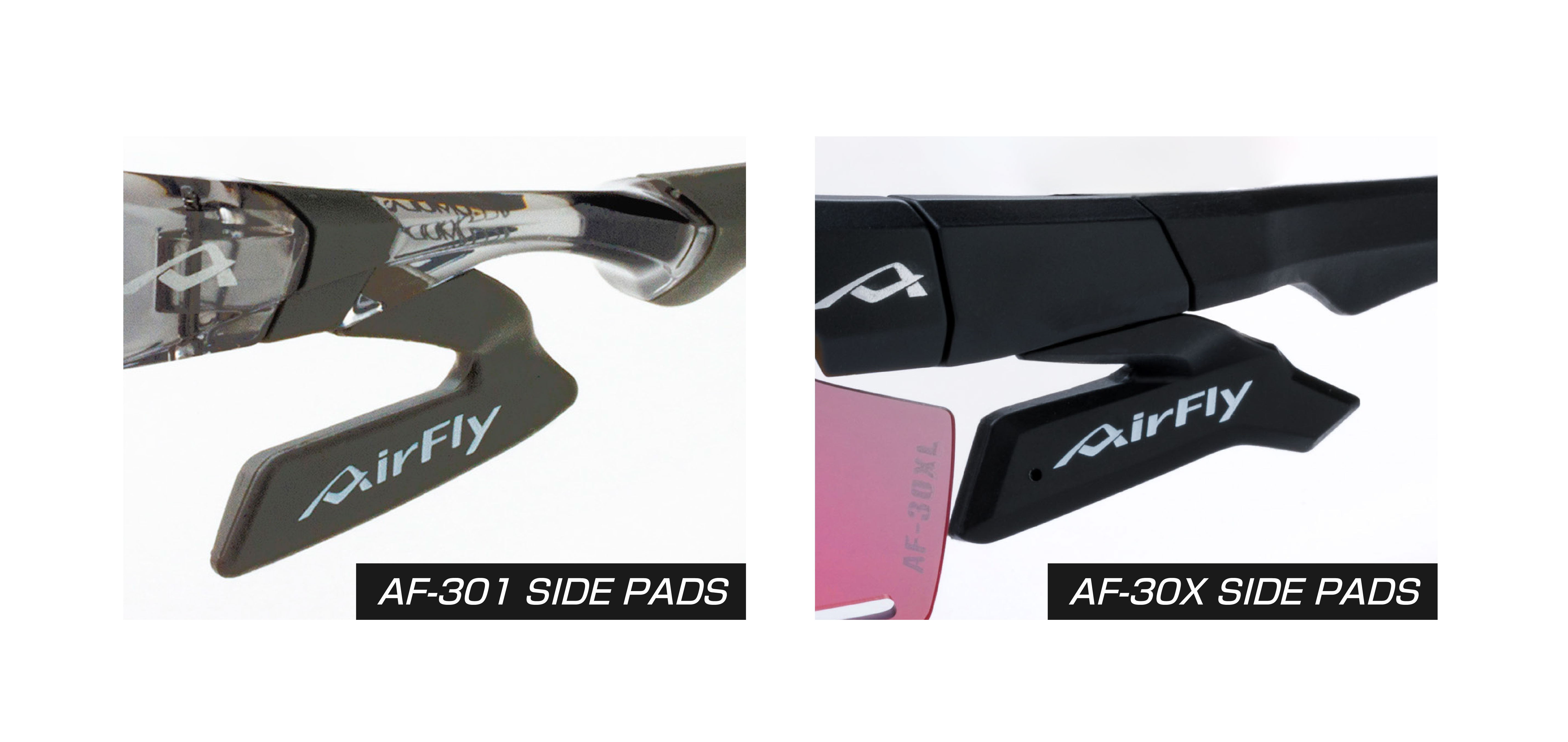 AF-301 AF-30Xサイドパッド比較